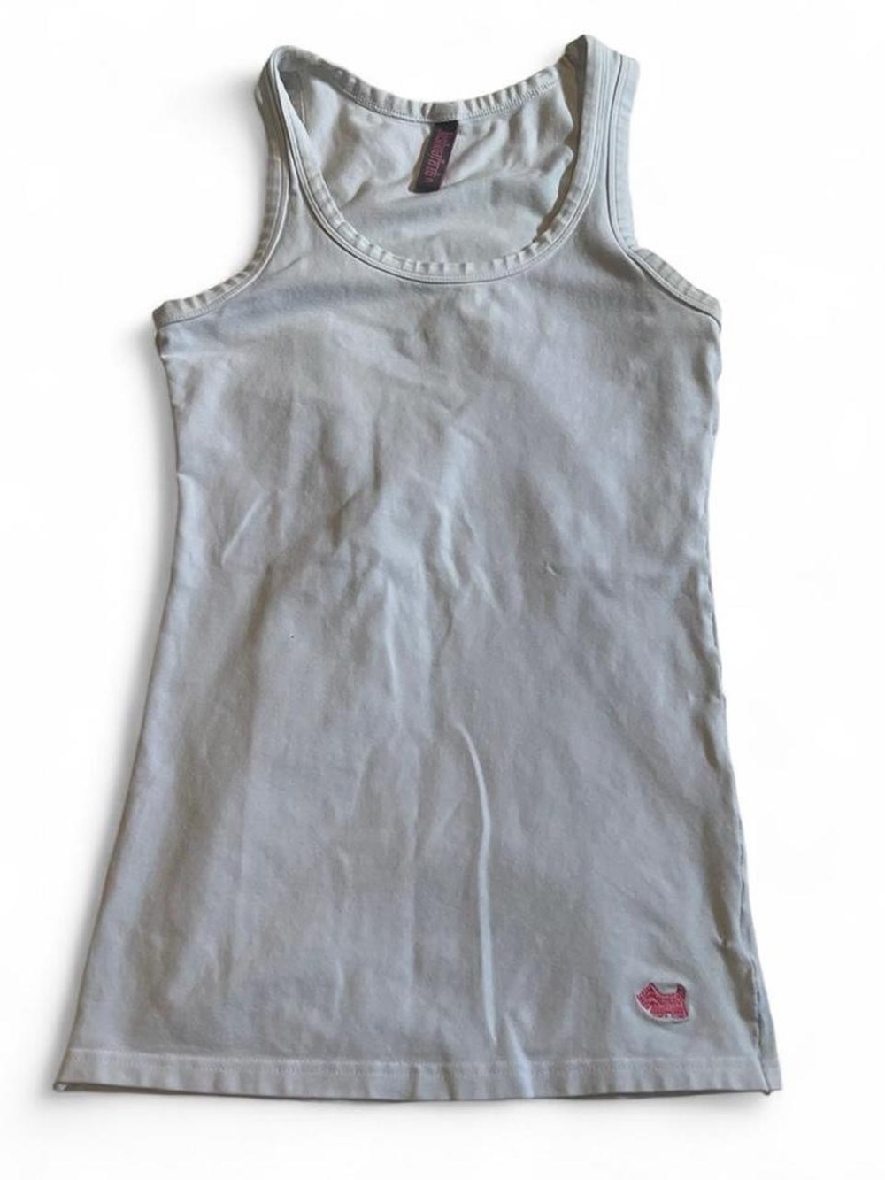 Y2K Joshua Perets White Tank Top